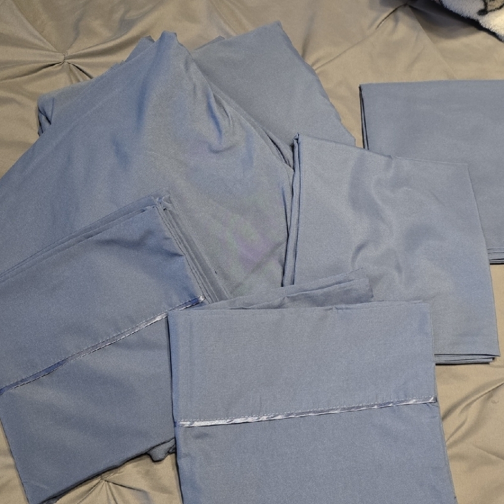King Size Blue Sheet Set